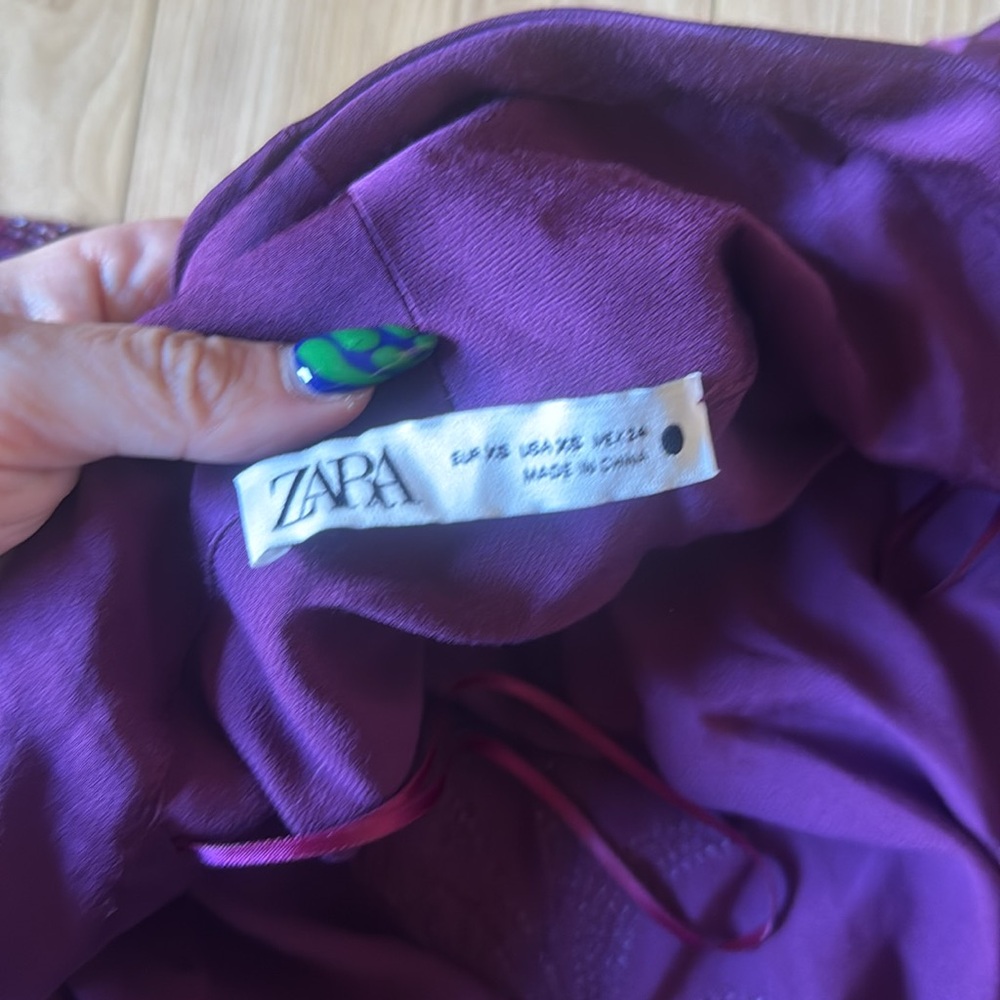 ZARA BEADED Robe - Picture 4 of 5